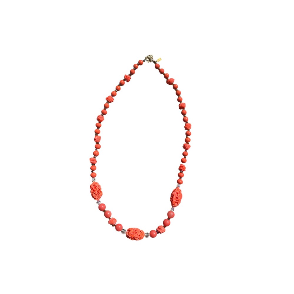 Hattie‎ Carnegie Glass Bead Necklace